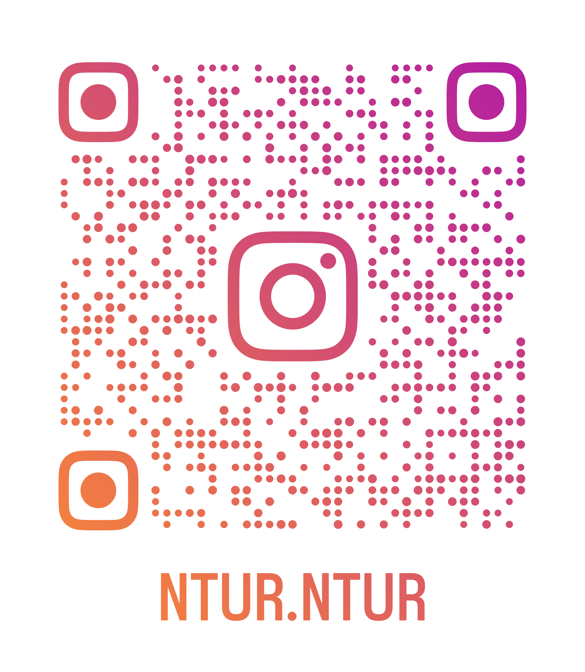 財團法人新北市都市更新研究發展教育基金會Instagramqrcode-ID：ntur.ntur